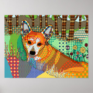 Poster Chien de Corgi 164