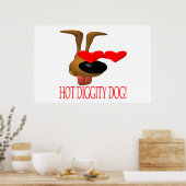 Poster Chien de Diggity Hot (Cuisine)
