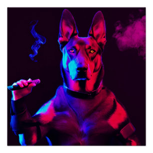 Poster chien de gangster