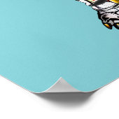 Poster Chien de Graffiti (Coin)