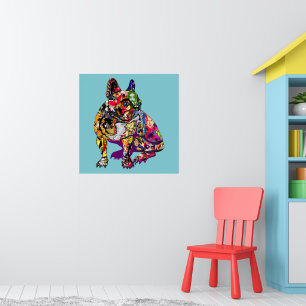 Poster Chien de Graffiti