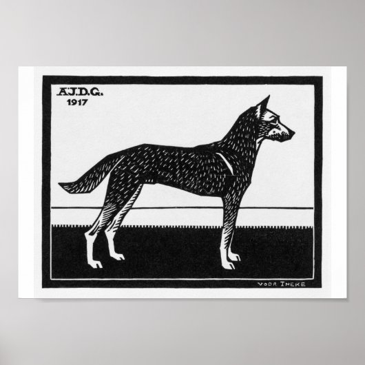 Poster Chien de Julie de Graag (Devant)