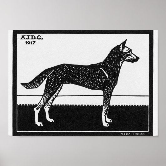Poster Chien de Julie de Graag (Devant)