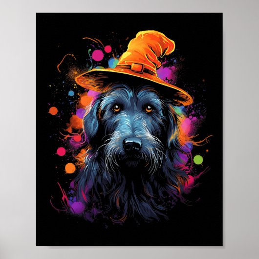 Poster chien de loup d'Irlande (Devant)
