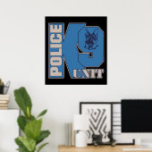 Poster Chien de l'unité K9 de la police (Bureau à domicile)