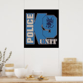 Poster Chien de l'unité K9 de la police (Cuisine)