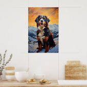 Poster Chien de montagne bernois (Cuisine)