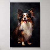 Poster Chien de Papillon (Devant)