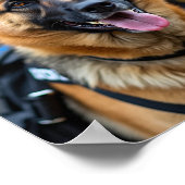 Poster Chien de police (Coin)
