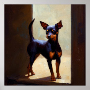Poster Chien de poussette miniature