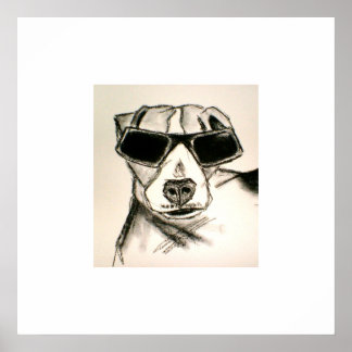 Poster Chien de roche