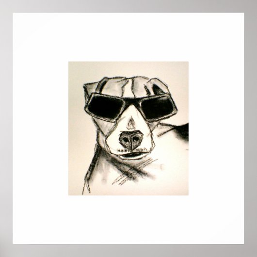 Poster Chien de roche (Devant)