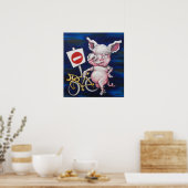 Poster Chien de route (Cuisine)