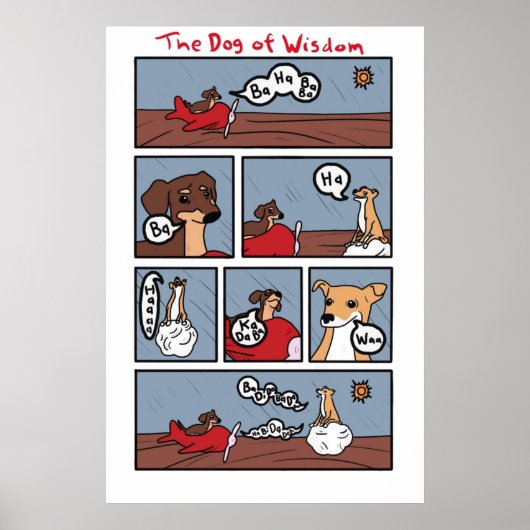 Poster Chien de sagesse (Devant)