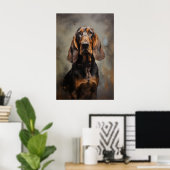 Poster Chien de sang (Bureau à domicile)