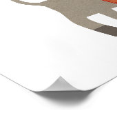 Poster Chien de saucisse Dachshund (Coin)