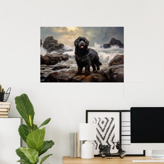 Poster Chien de Terre (Bureau à domicile)