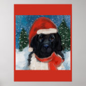 POSTER CHIEN DE TERRE-NEUVE (Devant)