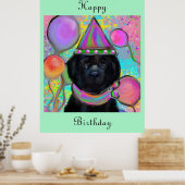 Poster Chien de Terre-Neuve     (Cuisine)