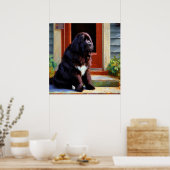 Poster Chien de Terre-Neuve (Cuisine)