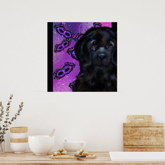 Poster Chien de Terre-Neuve (Cuisine)