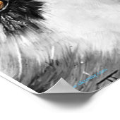 Poster Chien de traîneau de l'Alaska "Lets Run" Print (Coin)