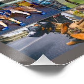 POSTER CHIEN DE TRAVAIL MILITAIRE AMÉRICAIN "MONTAGE" (Coin)