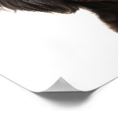 Poster Chien d'eau portugais imprimé personnalisé (Coin)