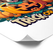 Poster Chien d'Halloween 1 (Coin)