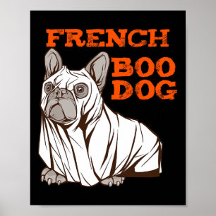 Poster Chien d'Halloween Amusant Costume d'Halloween Boom