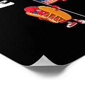 Poster Chien Diggity Usa Drapeau Américain 4 juillet Quat (Coin)