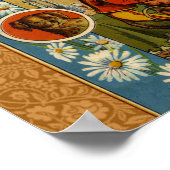 Poster Chien Dinner Party Chien Vintage illustration (Coin)