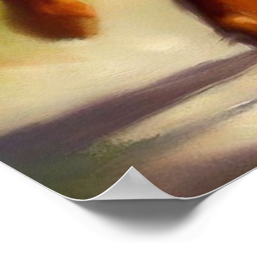 Poster Chien d'Irlande (Coin)