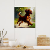 Poster Chien d'Irlande (Cuisine)