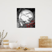 Poster Chien dormant (affiche) (Cuisine)