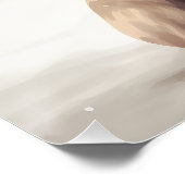 Poster Chien du Staffordshire américain à Noël de neige (Coin)