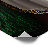 Poster Chien Eskimo américain en Robe du Jour de la Saint (Coin)