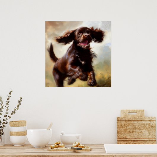 Poster Chien espagnol Boykin (Cuisine)