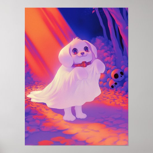 Poster Chien fantôme heureux (Devant)