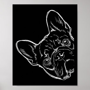 Poster Chien français Bulldog 1