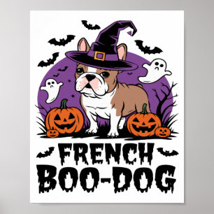 Poster Chien French Boo � le chien le plus effrayant