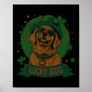 Poster Chien Golden Retriever - Saint-Patrick Saint Pad