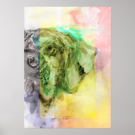 Poster Chien Herbst Deutsche (Devant)