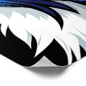 Poster Chien Illustrant une Créativité Vibrante (Coin)