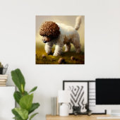 Poster Chien Lagotto Romagnolo (Bureau à domicile)