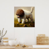 Poster Chien Lagotto Romagnolo (Cuisine)