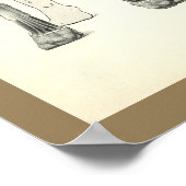 Poster Chien Leg Skeleton Muscle Anatomie Imprimer (Coin)