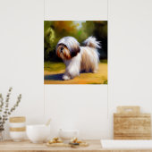 Poster Chien Lhasa Apso (Cuisine)