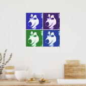 Poster Chien malamué (Cuisine)