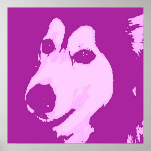 Poster Chien malamué (Devant)